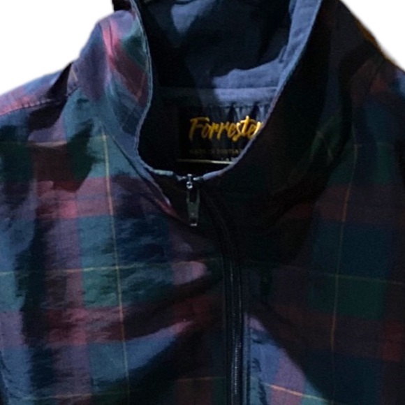Vintage Forrester's Plaid Windbreaker - Picture 2 of 13